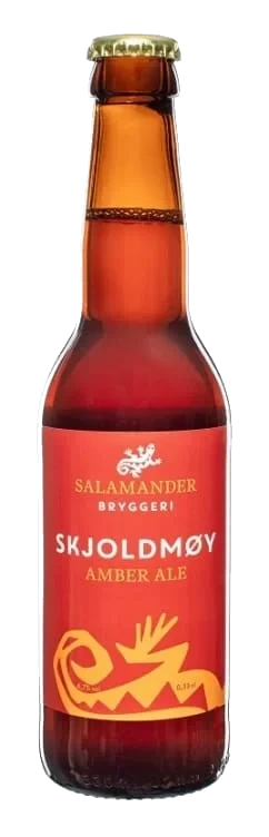 Skjoldmøy Amber 0,33l flaske Salamander