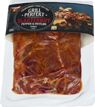 Coop Gp Slakterbiff m/pepper og Hv.løk Ca 600g Vv
