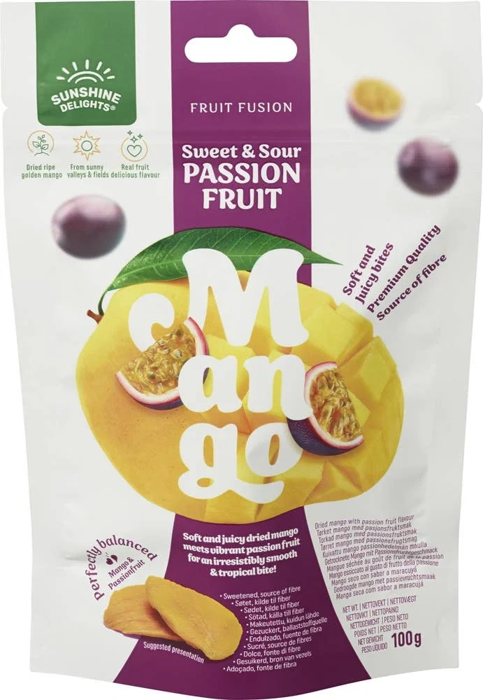 Sweet & sour passionfruit & mango