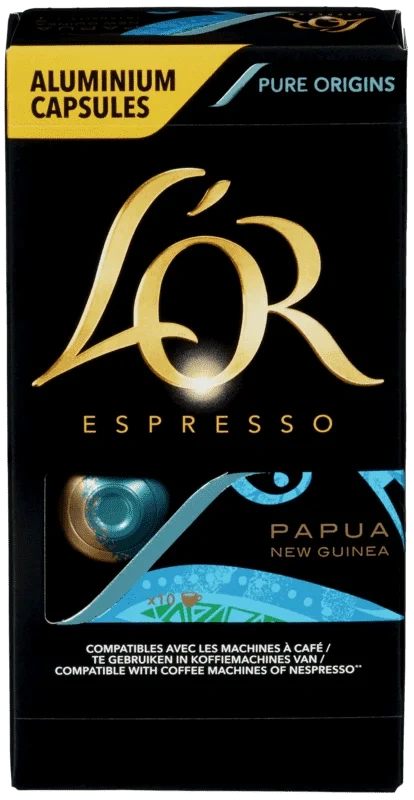 L Or Kaffekaps Papua Utz 10stk