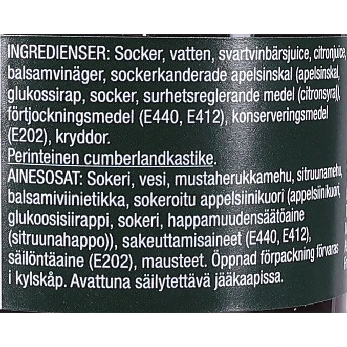 Klassisk Cumberlandsås
