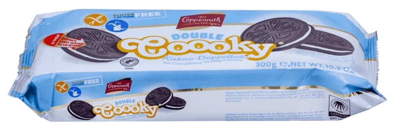 Double Coooky Kakaokjeks Glutenfri 300g