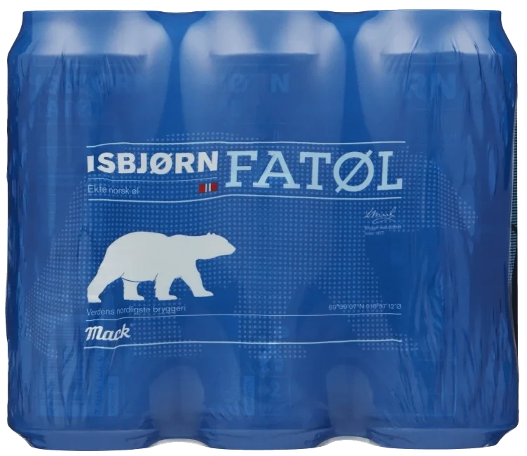 Mack Isbjørn Fatøl 0,5lx6 boks