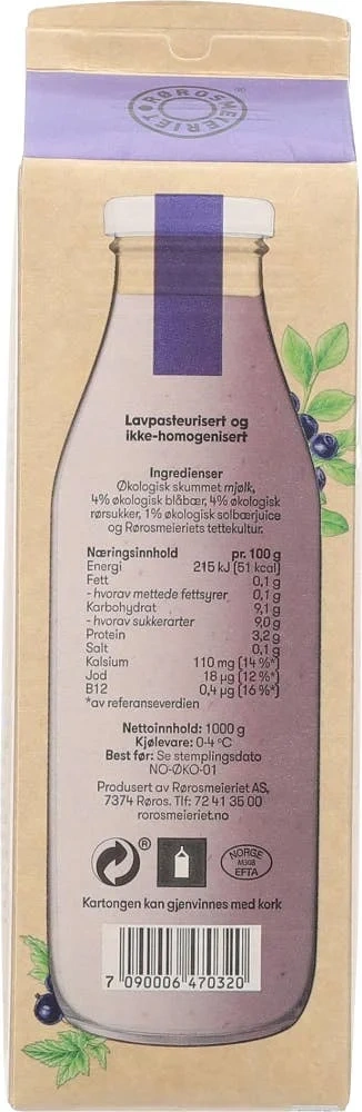 Økologisk Syrna blå