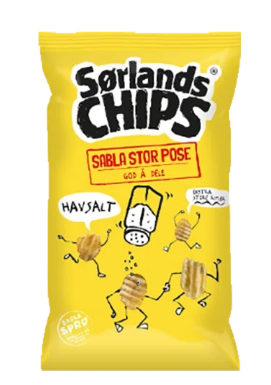 Sørlandschips Rifla Havsalt 300g