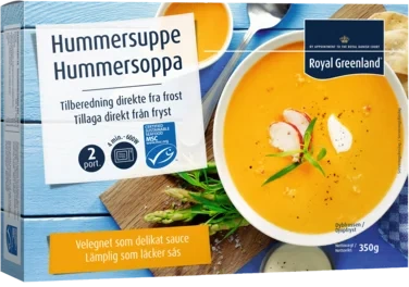 Hummersuppe 2 X 175 g Poser, Royal Greenland