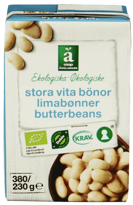 Änglamark Hvite Bønner 380g
