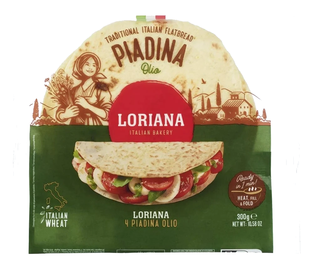 La Piadina flatbrød med olivenolje