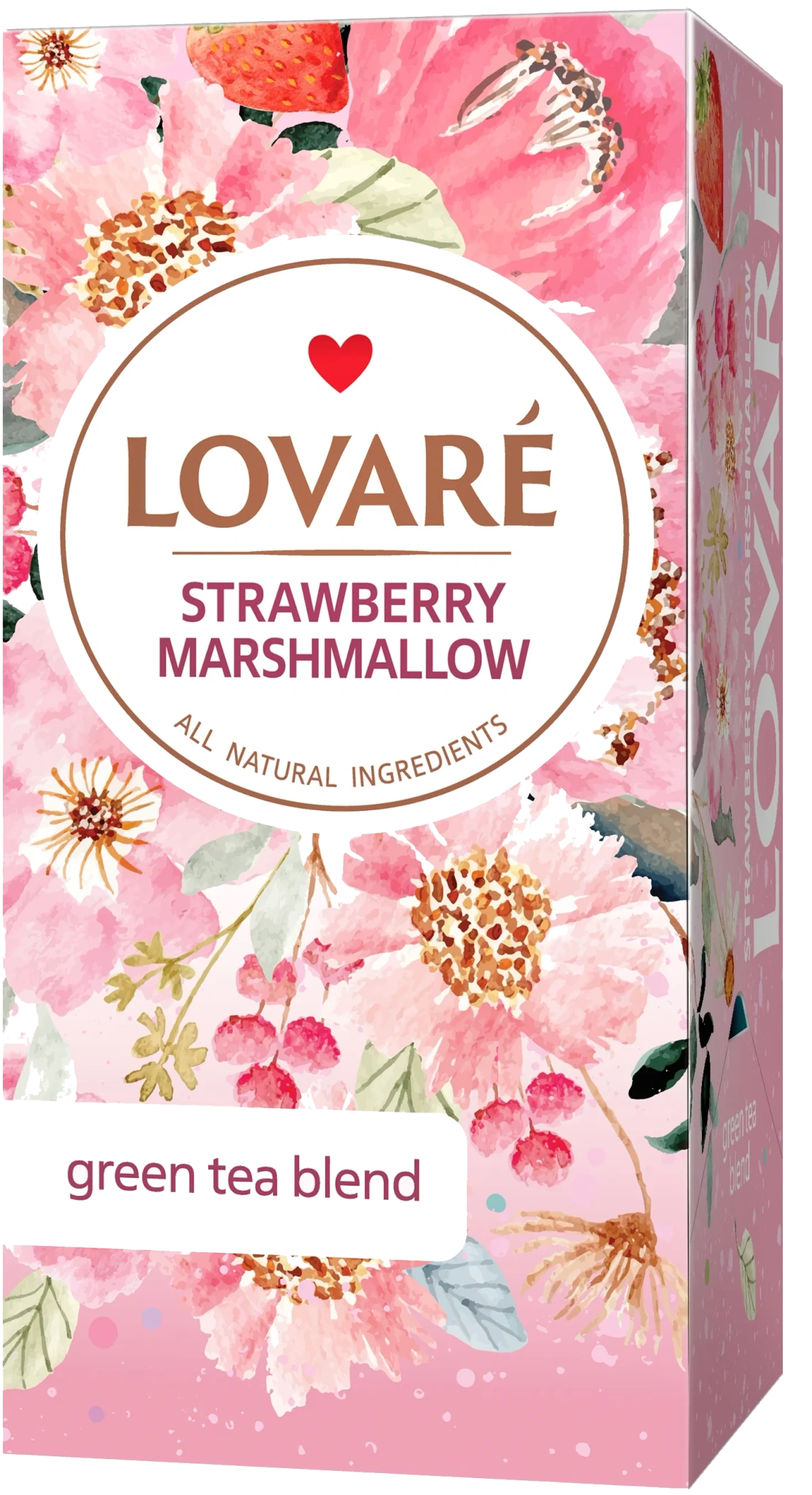 Grönt te Strawberry Marshmallow 24-pack