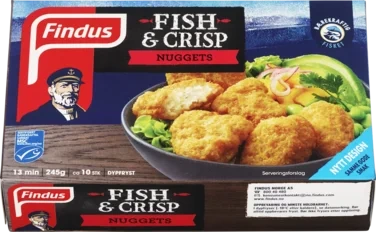 Fish&Crisp Nuggets 245g Findus