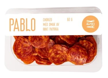 Pablo Chorizo skivet 60g Ask