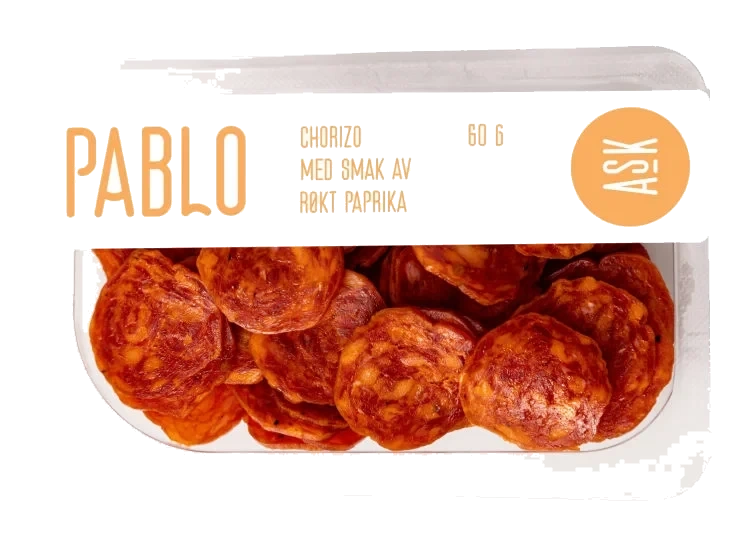 Pablo Chorizo skivet 60g Ask