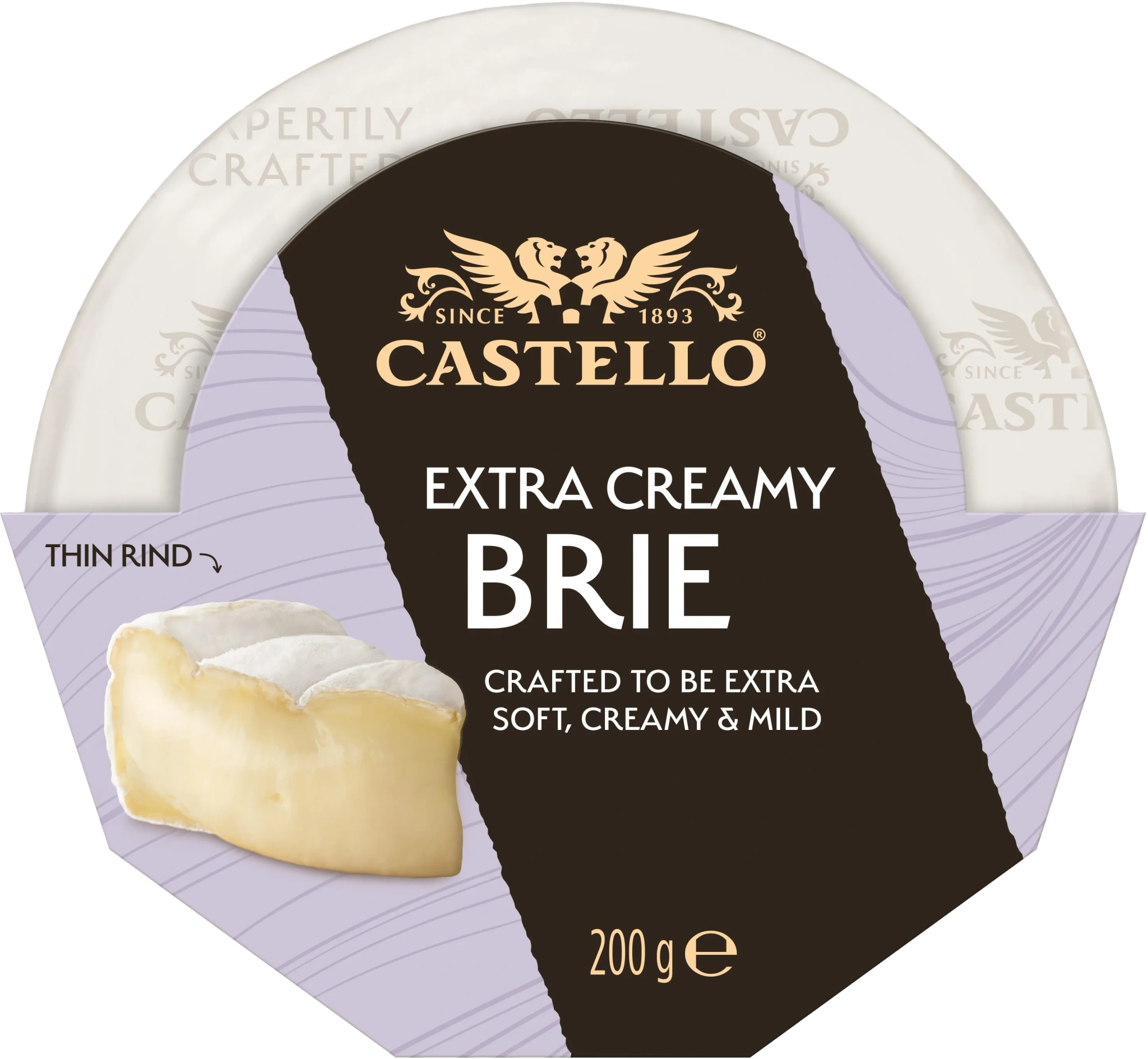 Extra creamy brie vitmögelost 200g