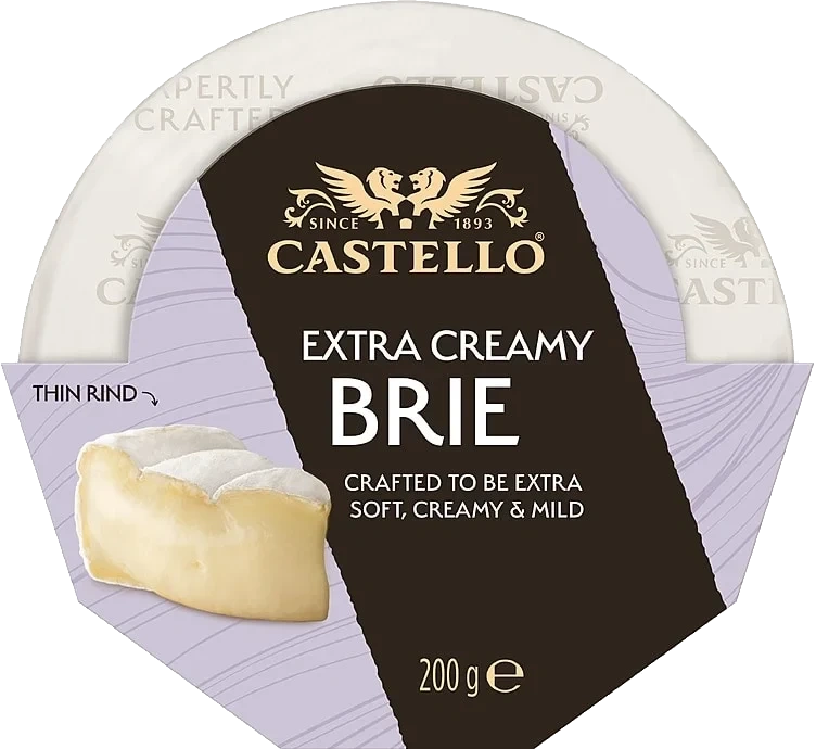 Extra creamy brie vitmögelost 200g