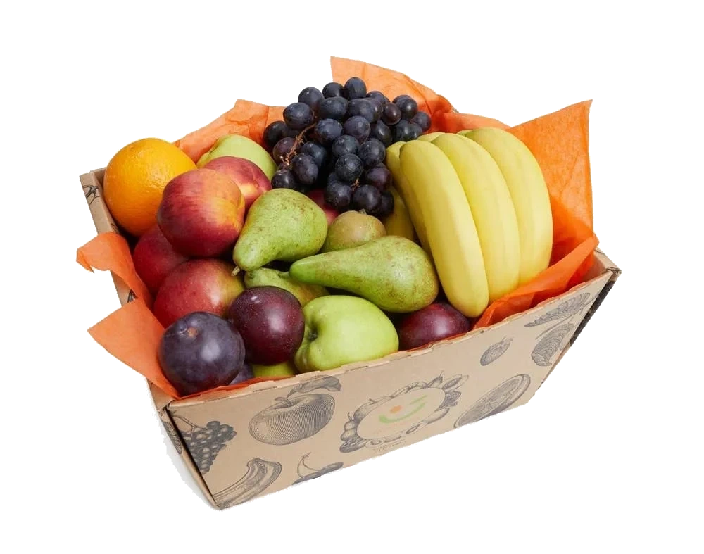 Fruktkurv Miks av frukt