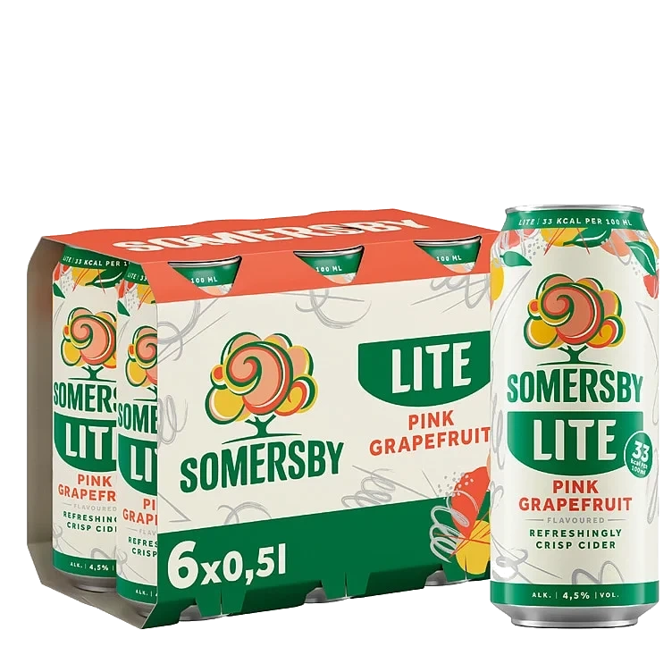Somersby Lite Pink Grapefruit 6x0,5l boks
