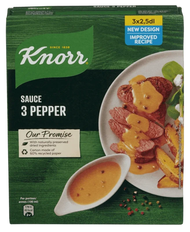Knorr 3 Peppersaus 3pk
