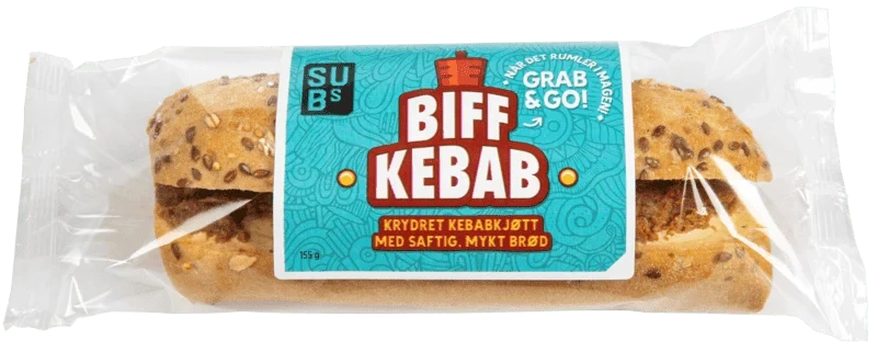 SUB Grov Biff Kebab 165g