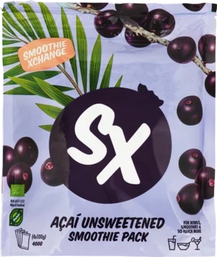Smoothiexchange Acai Usøtet Smoothie Pack Øko 400g