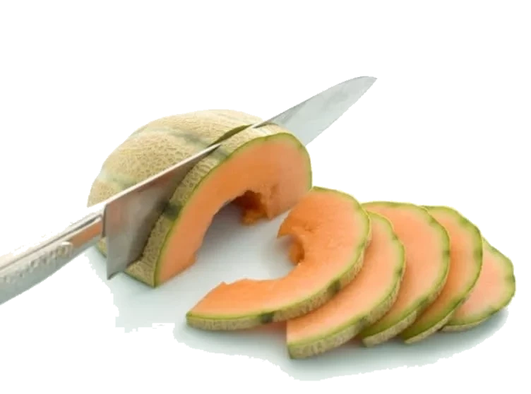 Cantaloupemelon skivet ca 400g.