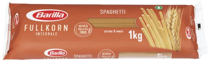Spaghetti Fullkornspasta Pasta