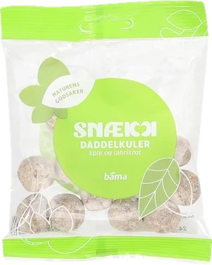 Daddelkuler Eple&Lakrisrot 70g Snækk