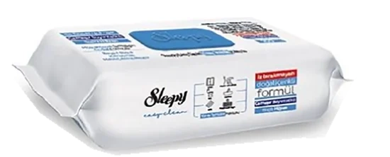 Sleepy Vaskekluter Blå 100stk