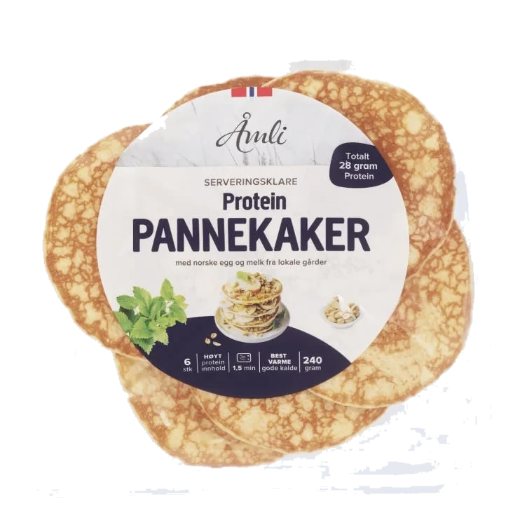 Proteinpannekaker Stekte 240g Åmli