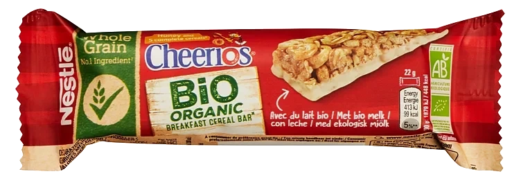 Cheerios Bar Honey Økol 22g