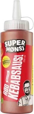 Rød Kebabsaus 250ml Super Mønsj