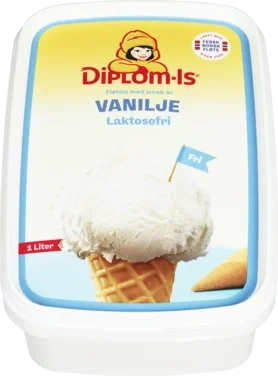 Vanilje Laktosefri 1l Diplom-is