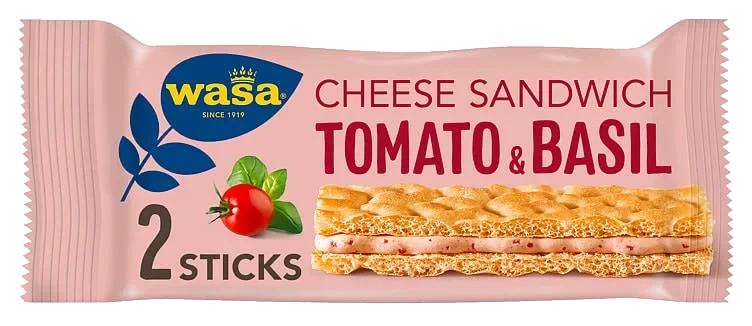 Wasa Sandwich Cheese Tomat Basilikum 40g