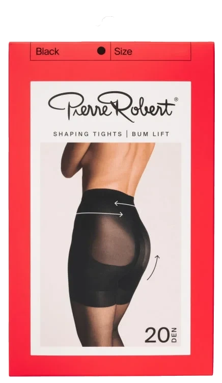 Shaping Tights 20 De Black 36-40 Pierre Robert