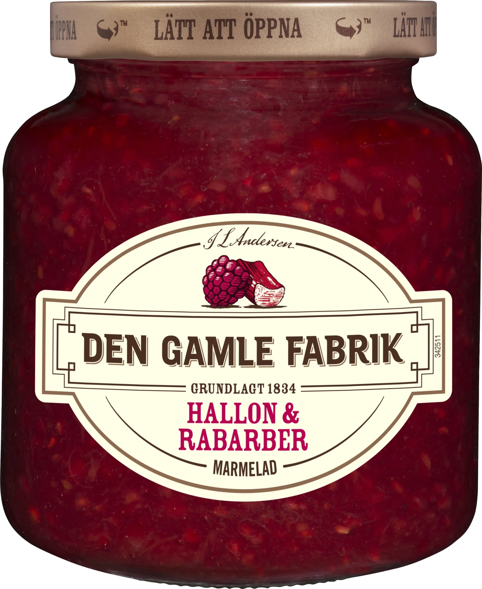 Marmelad Hallon & Rabarber