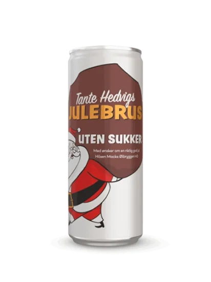 Tante Hedvigs Julebrus U/sukker 0,33l