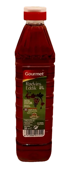 Rødvinseddik 500ml Gourmet