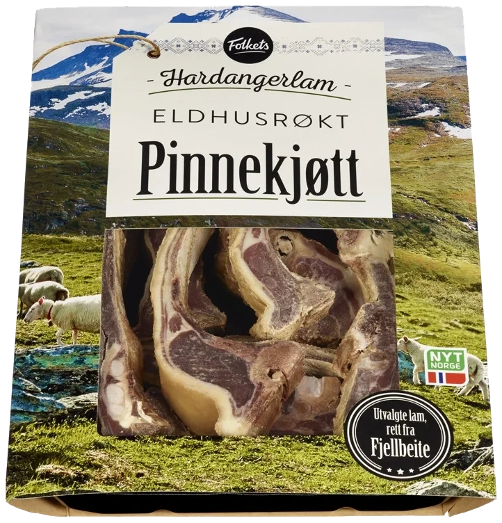 Pinnekjøtt Eldhusrøkt Hardangerlam Folkets