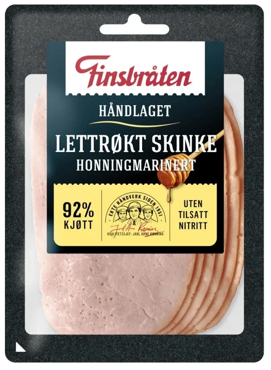 Skinke Lettrøkt Honningmarinert 90g Finsbråten