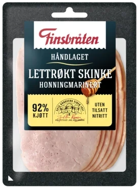 Skinke Lettrøkt Honningmarinert 90g Finsbråten