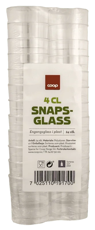 Coop Snapsglass 24pk