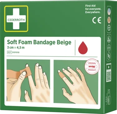 Soft Foam Bandage Beige 3x450