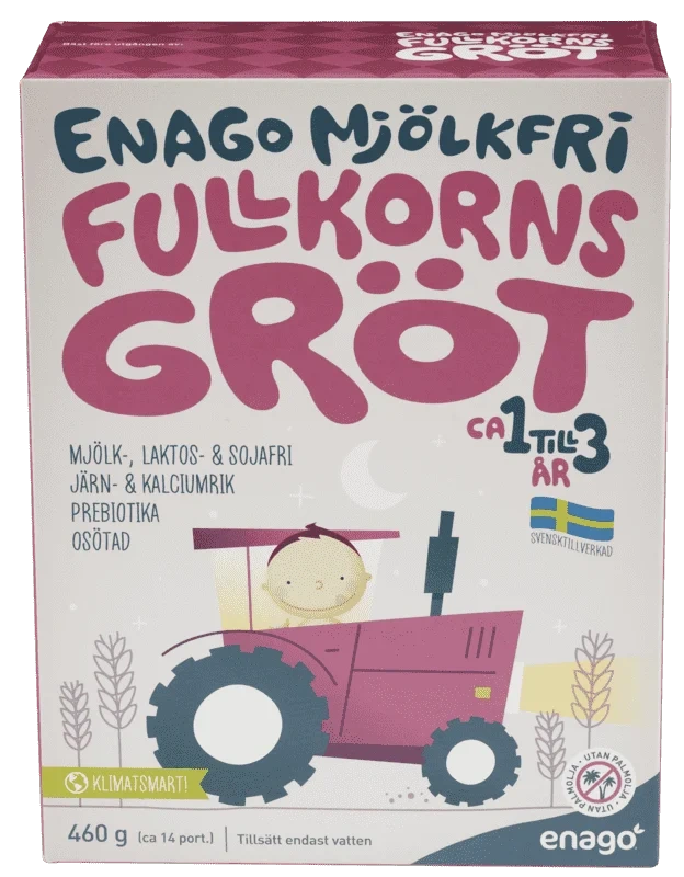 Enago Grøt uten Melk Fullkorn 460g