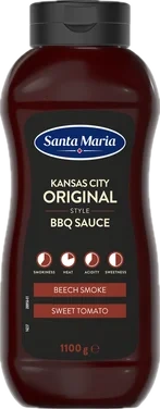 Kansas City Original Style Bbq Sauce 1100g Santa Maria