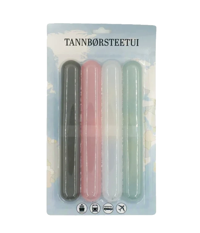 Tannbørsteetui 4pk