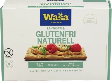 Knekkebrød Naturell Glutenfri 240g Wasa