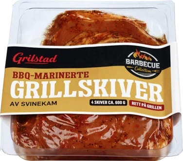 Grilstad Bbq-marinerte Grillskiver av Kam