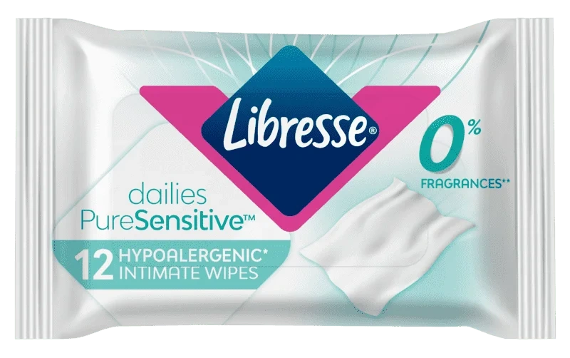 Libresse Intimservietter Pure Sensitive 12 stk