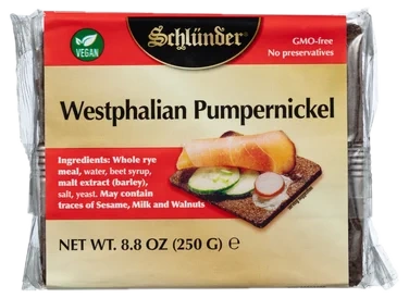 Pumpernickel Firkantet 250g Schlunder