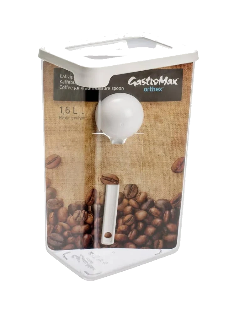 Kaffeboks med måleskje
