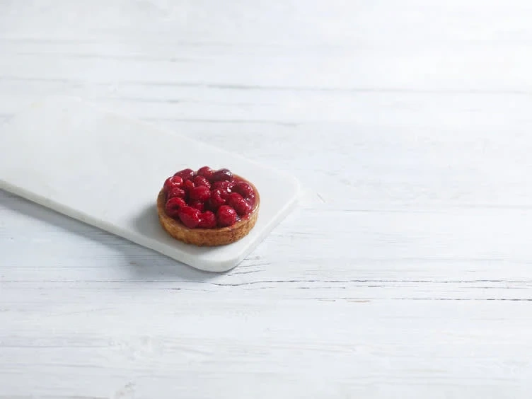 Bringebærterte Fransk 30x110g United Bakeries